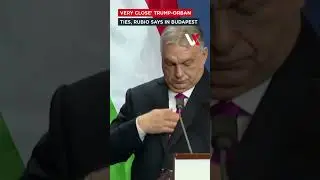US Secretary of State Rubio Highlights Trump-Orban Close Ties After Hungary Talks | VERTEX