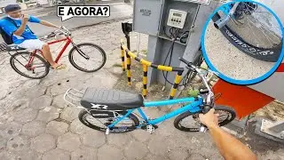 MINHA BIKE FUROU O PNEU A 18KM DE CASA! O PIOR ROLÊ!