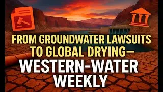 From Groundwater Lawsuits to Global Drying &mdash; Western-Water Weekly #groundwater #southwestdrought