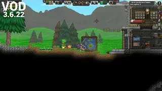 Building a nice house and then shooting people I Starbound Stream VOD 3.6.22