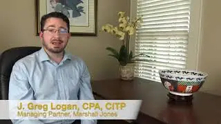 Outsourced Accounting Solution  - J. Greg Logan, CPA, CITP - Marshall Jones
