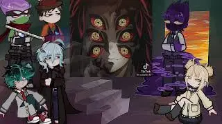 MHA BNHA villains 𝙧𝙚𝙖𝙘𝙩 𝙩𝙤 kokushibo | Demon slayer | Giyuu | Deku | Gacha life