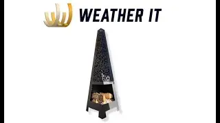 Handmade Climbing Ivy Wood-Burning Chimenea