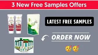 3 New Free Sample Offer | Free Sample In India | Free Earning Tech
