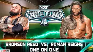 Bronson Reed vs Roman Reigns &ndash; The Colossal vs Tribal Chief | WWE 2K25 Full Match Highlights