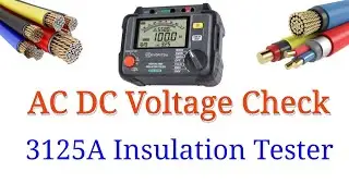 AC DC Voltage Check by Insulation Tester I AC DC Voltage Check I Multi function Voltage Tester