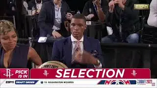 Jabari Smith Jr. gets drafted with the 3rd pick