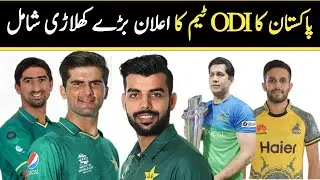 PAK vs AUS: Pakistan Announce Squads For ODI  Series vs Australia