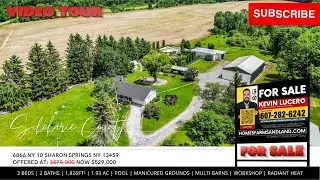 Stunning Split-Level Ranch in Historic Sharon Springs, Otsego County | NY Dream Home Tour