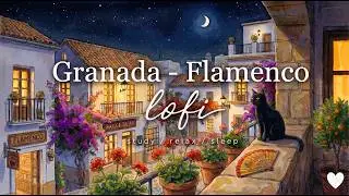 Night in Granada, Spain 🌙 Cozy Tapas Bar Ambience & Guitar