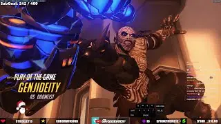 POTG! GetQuakedOn Doomfist God Overwatch Gameplay Season 31 Top 500