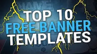 Top 10 Best FREE Youtube Banner Templates #1 Photoshop I DOWNLOAD (2020)