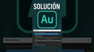 ✅Soluciona el Error de Importaci&oacute;n General en Adobe Audition