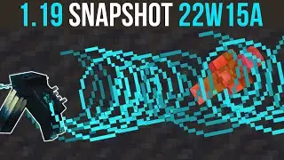 Minecraft 1.19 Snapshot 22W15A SONIC BOOM! The Warden's Ranged Attack