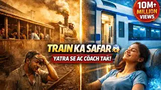 Train🚅 ka safar |yatra se AC coach tak|💁#kahaniya #facts #foryou 