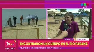 Encontraron un cuerpo en el R&iacute;o Paran&aacute; - TELEFE ROSARIO