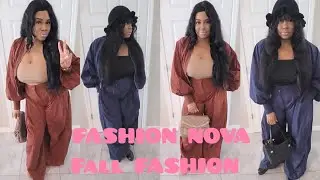 FASHION NOVA HAUL | UNBOXING & TRY ON | FALL SWEATSUITS | UPDATED WINDBREAKERS #fashionnova #foryou 