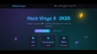 Hack Vinyas 2K25 - Registration and PPT submission Process