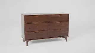Walker Edison | Product Highlight | Dresser | Sloane Mid Century Modern Solid Wood Dresser