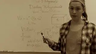 Dividing Polynomials Word Problem