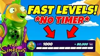 NO TIMER Fortnite XP MAP to LEVEL UP FAST in Chapter 6 Simpsons Mini Season 2 (Earn XP)