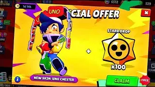 !UNO CHESTER IS HERE!🥳 CLA!M FREE GIFTS🎁 | Brawl Stars