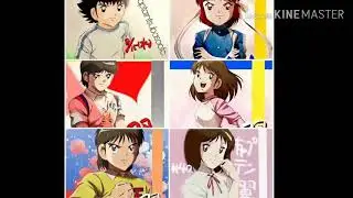Sanae  y Tsubasa ,Matsuyama y Yoshiko , Misugi y  Yayoi