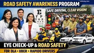 National Road Safety Month: Vasan Eye Care Conducts Eye & Road Safety Program for Cab Drivers