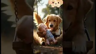 Heroic Golden Retriever Saves Baby in Heart-Stopping Rescue | Ultra-Realistic CGI Animation#HeroDog