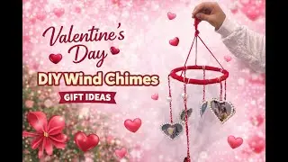 DIY WINDCHIME FOR VALENTINE'S DAY |HANDMADE GIFT IDEAS