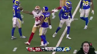 LOOK HE'S AIRBOURNE San Francisco 49ers vs Los Angeles Rams Game Highlights | 2025 NFL Season Week 5