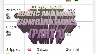 EL COLOSAL LIGHT AND MAGIC EDITION BREEDING COMBINATIONS ARE FINALLY HERE!!!!