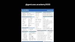 #maths #cheatsheets #cheatsheet #formula #viral #trending #usa #shorts