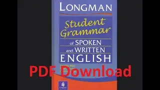 Download Longman Student Grammar of Spoken and Written English-HuyHuu Team from  
