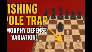 Chess fishing pole trap (morphy defense variation)