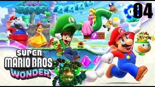 Super Mario Bros. Wonder - #04 | Röhrenfels Arena - Röhrendickicht - Gallopteros Stampede - Palast