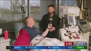 Shane Hubbard discusses the process and importance of donating platelets