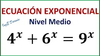 Ecuación Exponencial por cambio de variable | Ejercicio 1