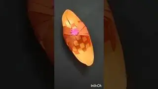 Paper Boat made by Weaving Method
