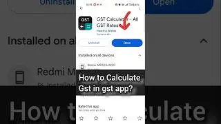 How to Calculate Gst in Gst Calculator app ?🔥✅ #shorts #video #gst