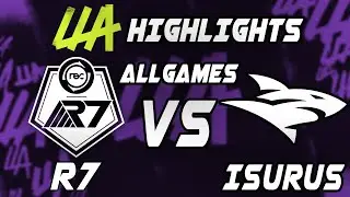 Rainbow7 vs Isurus ALLGAMES highlights - LEAGUE OF LEGENDS - LLA 2022 PLAYOFFS