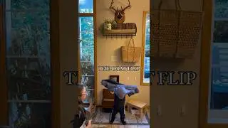 TODDLER LIFE HACK- the coat flip!! Montessori at home #lifehacks #momhack #toddler #parentingtips