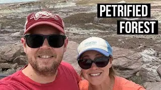 Petrified Forest National Park | Driving the Park Road and Hiking the Blue Mesa Trail