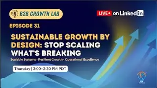 Sustainable Growth by Design: Stop Scaling What&rsquo;s Breaking