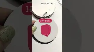 Hot Pink | Color Mixing Tutorial | MonuArtLife | #painting #YTSHORTS #Shorts #trending #trend