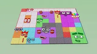 Numberblocks ASMR PUZZLE TETRIS 8 000 but sound is error ep 2
