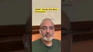 ROWE - Results Only Work Environment #rowe #autonomy #results #ytshorts #youtubeshorts #autonomy