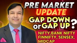 GAP UP/GAP DOWN PRE-MARKET UPDATE SENSEX NIFTY MIDCAP FINNIFTY BANKNIFTY TODAY FII DATA WED 31 DEC