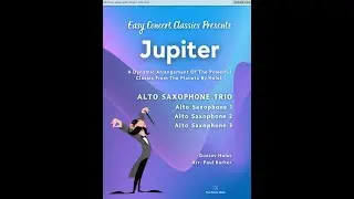 Jupiter From The Planets (Alto Saxophone Trio)