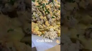Kurt Diggler eating crab fries from chef&rsquo;s smelly